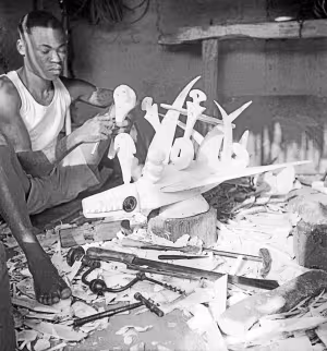 An Akalaka Youth Skilled in Woodcraft
